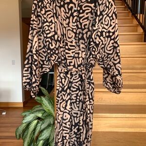 Osei Duro Midi Flouncy Dress